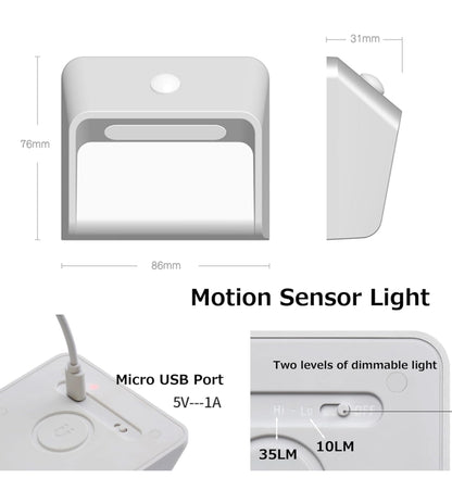 Premium Indoor Rechargeable Step Light pack of 3