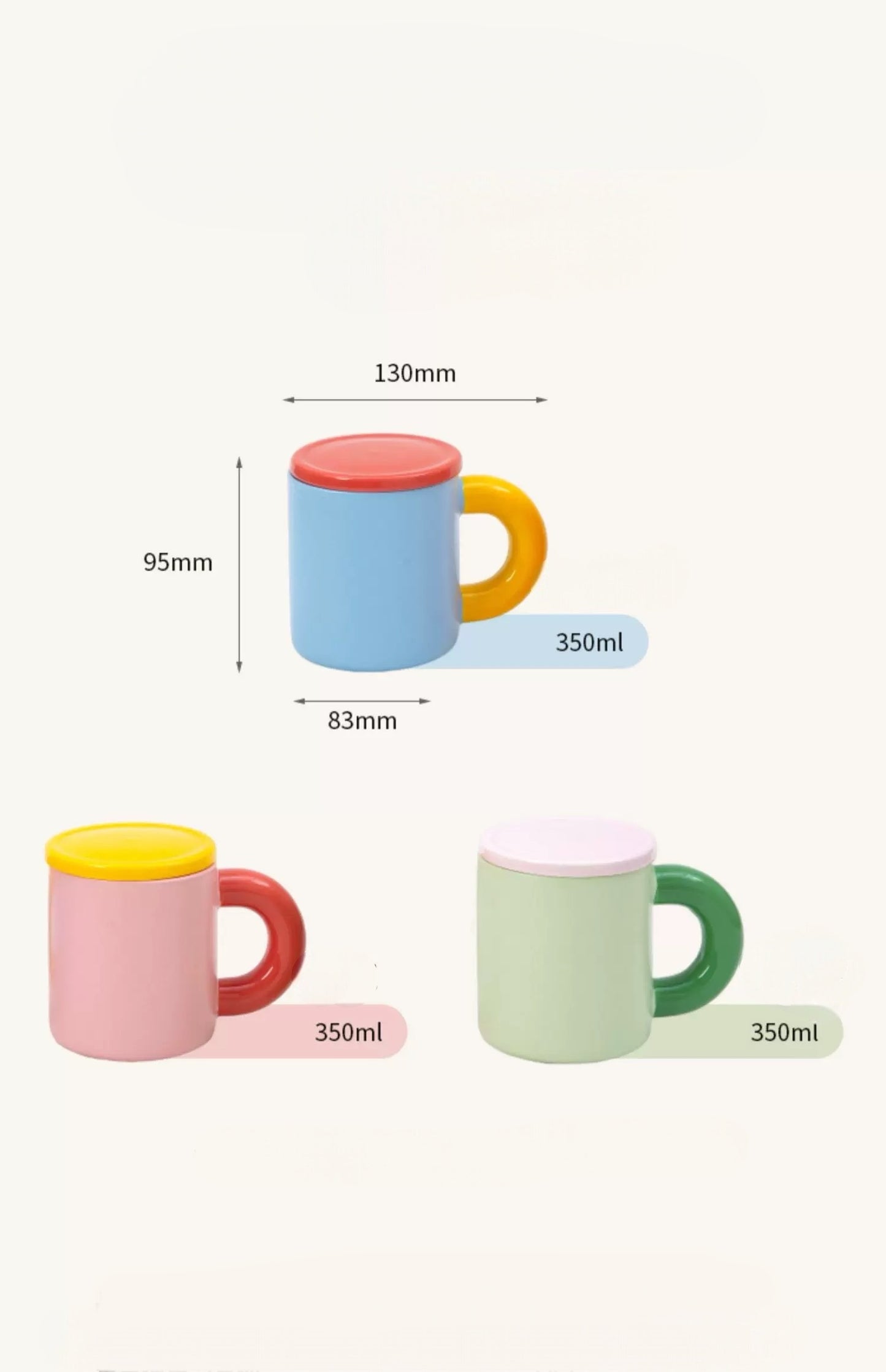 Color Blend Mug set of 3